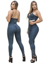 Enterizo Tirantes Levantacola Mezclilla Oscura para Mujer 2447