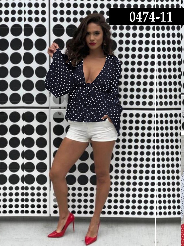 Blusa Moda Azulle Fashion