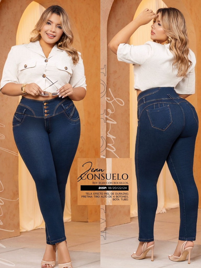 Jeans Levantacola Colombiano