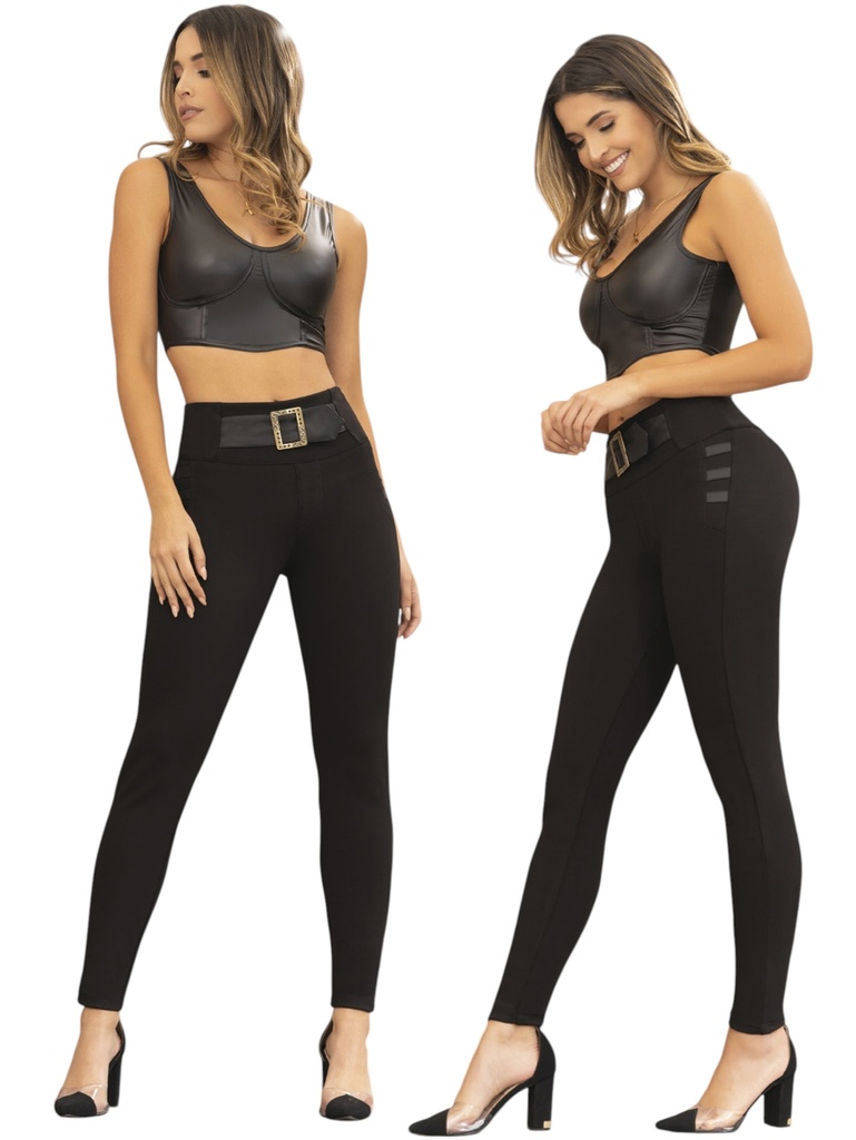 [27552805] Women's Black High Waist Skinny Stretch Pants 528