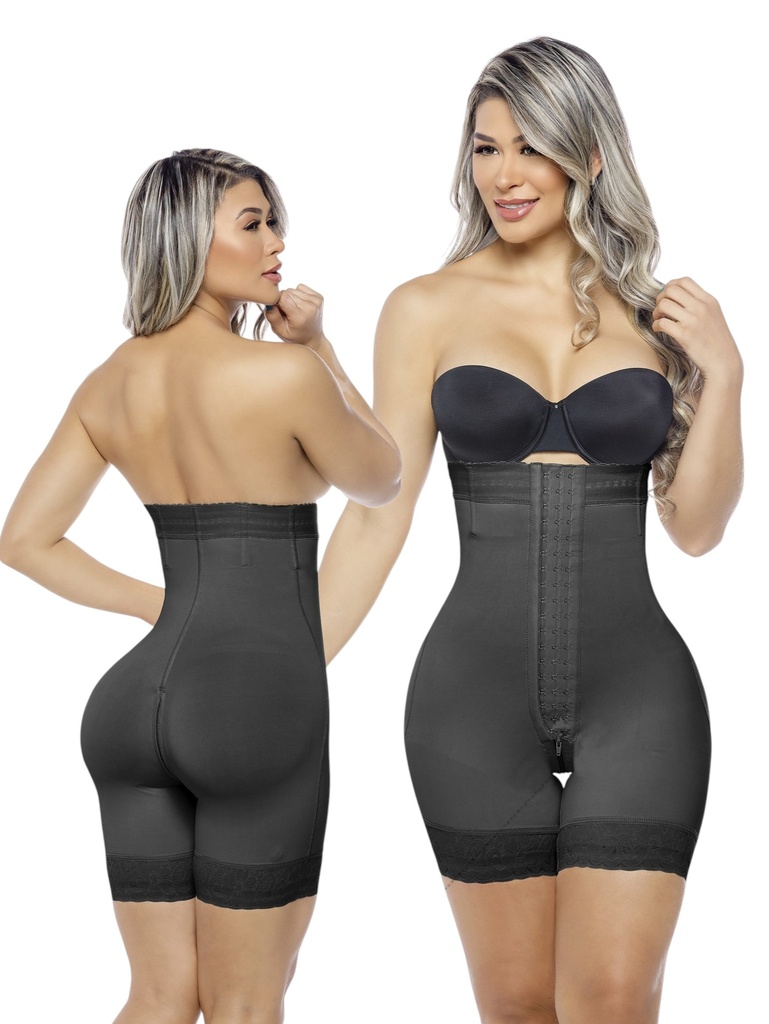 [230920ZS02] Faja Moldeadora Faja Short de Cintura Alta Negro para Mujer 920Z-02