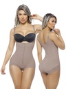 Women's Mocha Bodysuit with Built-In Bra Shapewear Body Shaper 2027-03