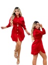 Vestido Camisero Rojo para Mujer 248-3