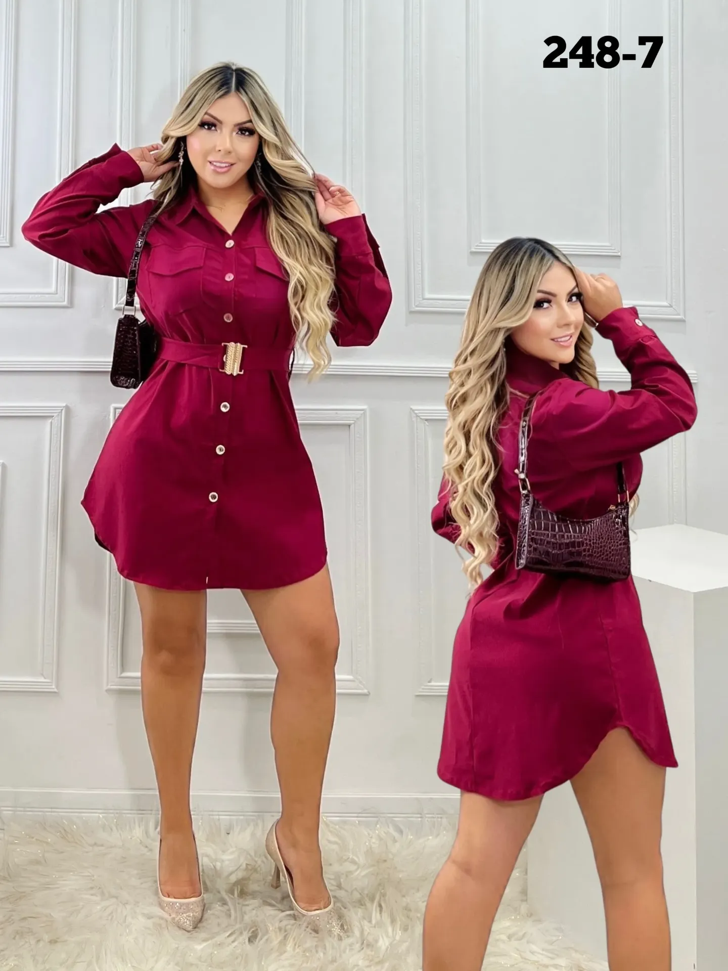 Vestido Camisero Moda Colombina 248-7