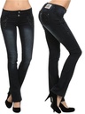 Jeans Corte Slim Clásico Negro para Mujer 1579-BC