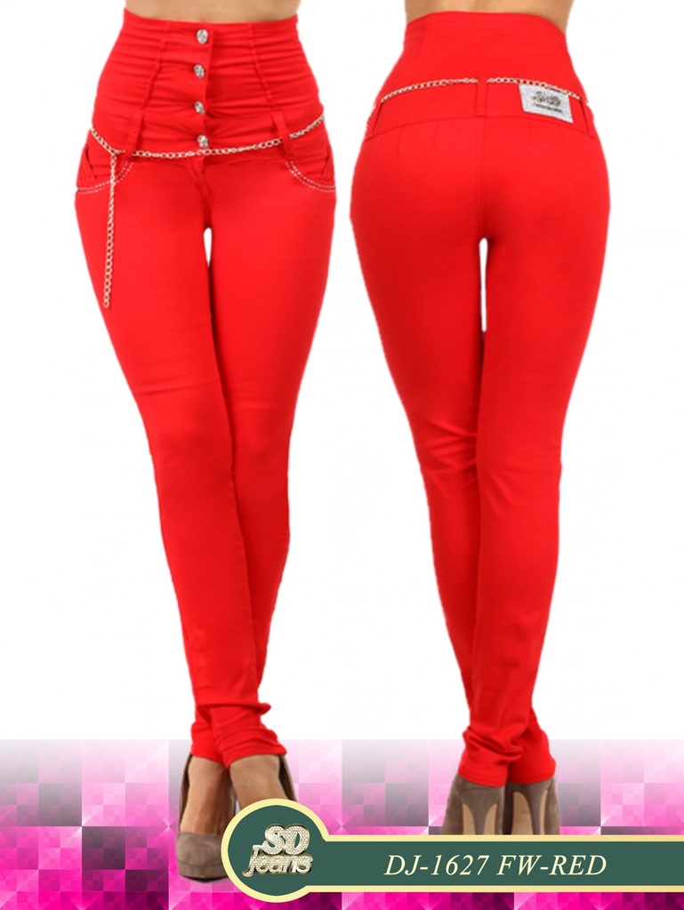Jeans Levantacola Costillero Silver Diva