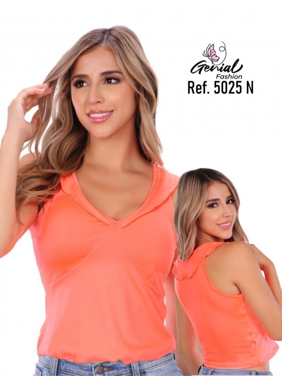 [1095025NL] Blusa Moda Colombiana (L, Indefinido)