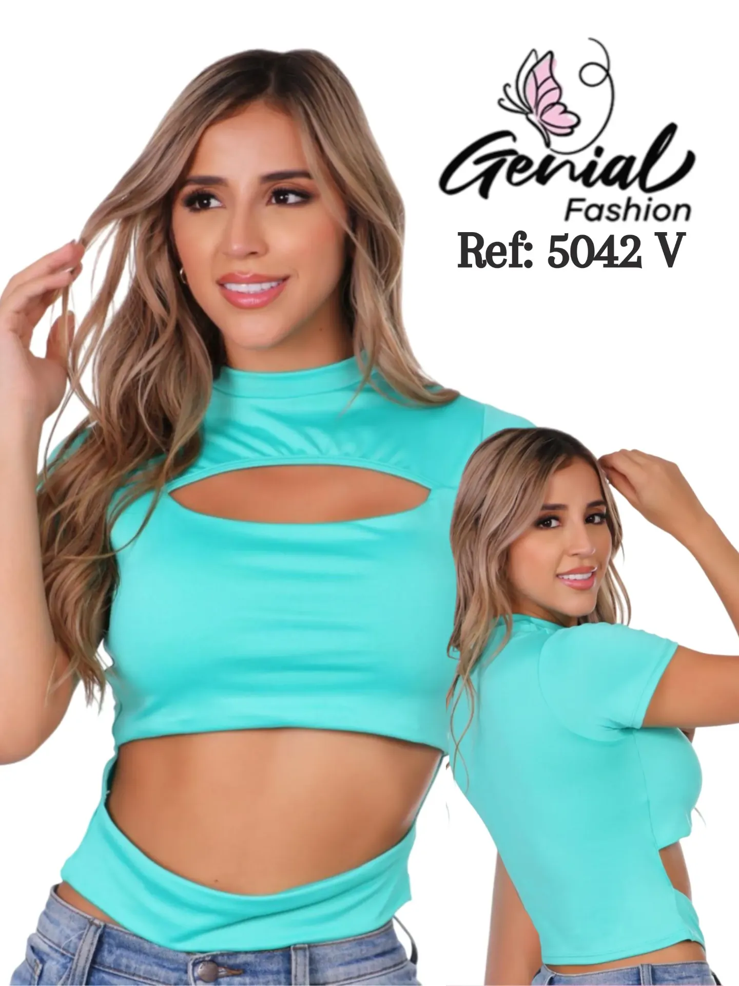 [1095042VS] Blusa Moda Colombiana (S)