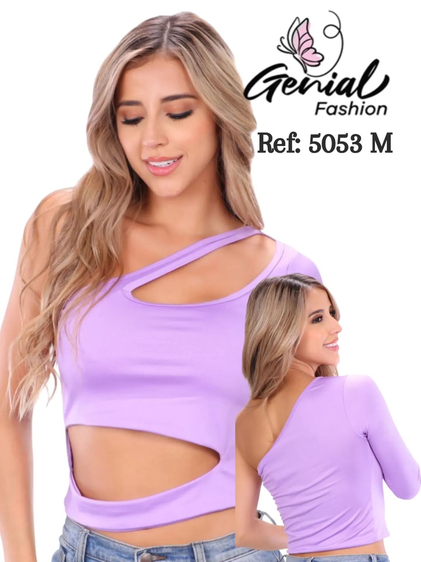 [1095053MS] Blusa Moda Colombiana (S)