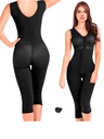 Faja Moldeadora Faja Cuerpo Completo Hasta la Rodilla Negro para Mujer 6015-01