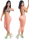 Jeans Capri Levantacola Coral para Mujer 000101734701