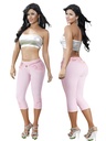 Jeans Capri Levantacola Rosa para Mujer 000101742001