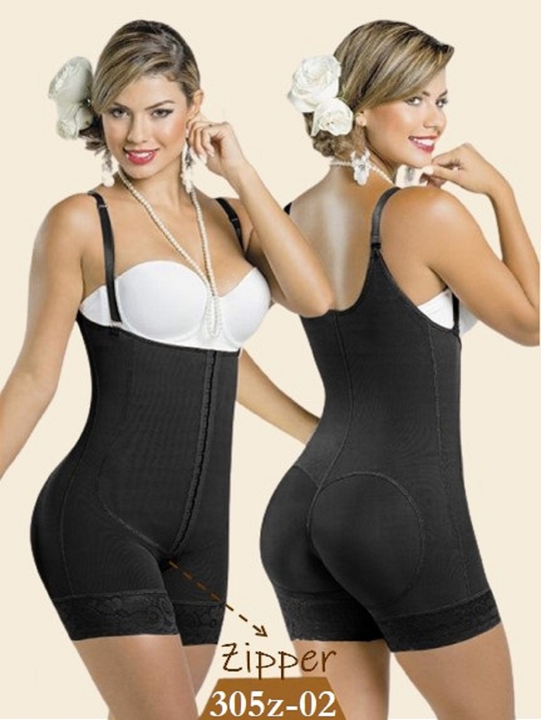 [230305ZXL02] Faja Colombiana Ebano con Zipper (XL)