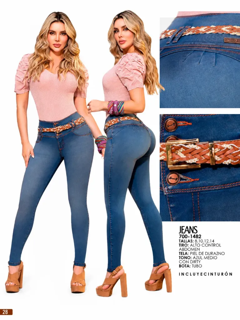 Jeans Levantacola Colombiano
