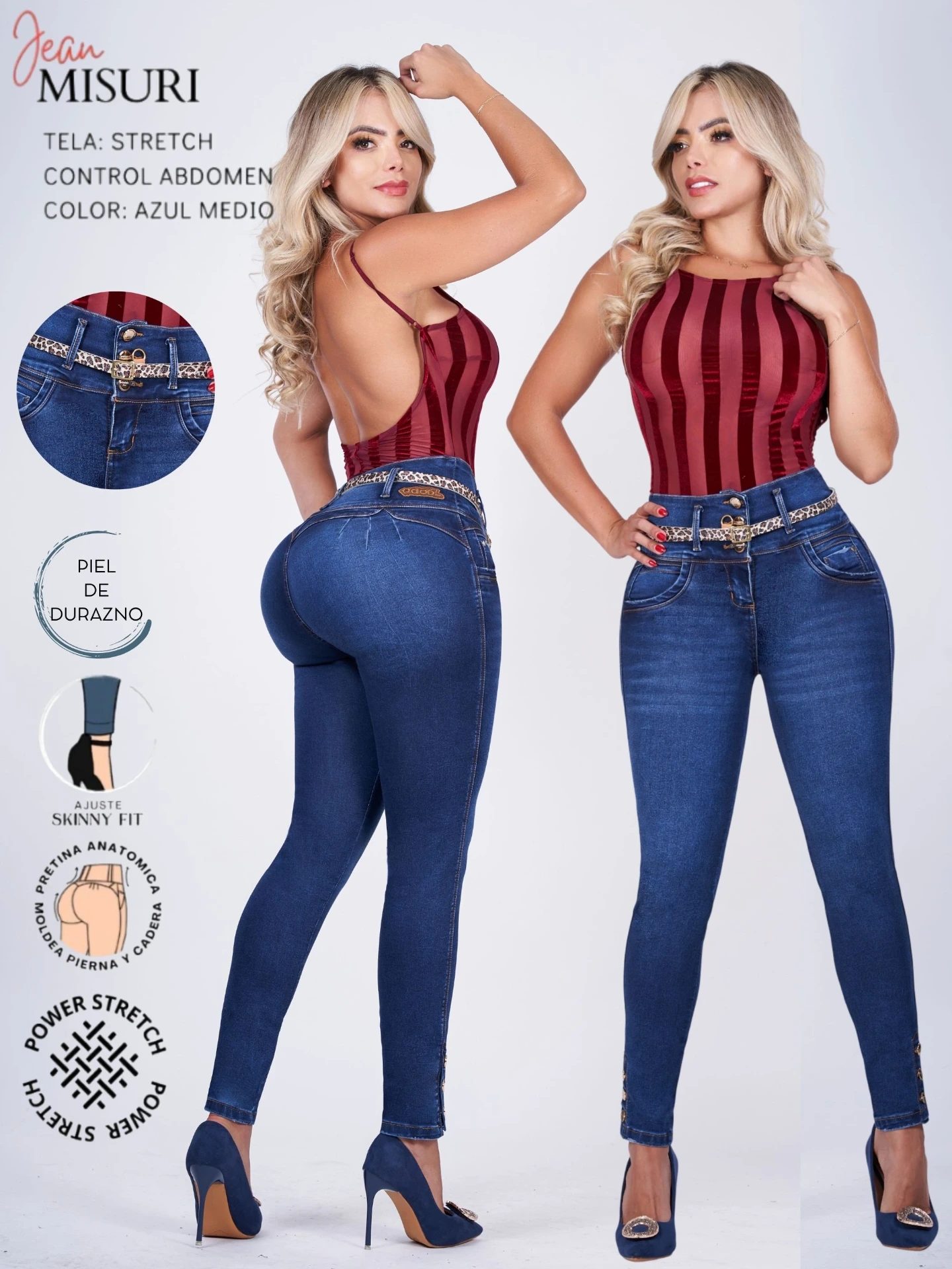 Jeans Levantacola Colombiano