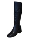 Botas Altas con Tacón Grueso Negro para Mujer Boom-02 Black