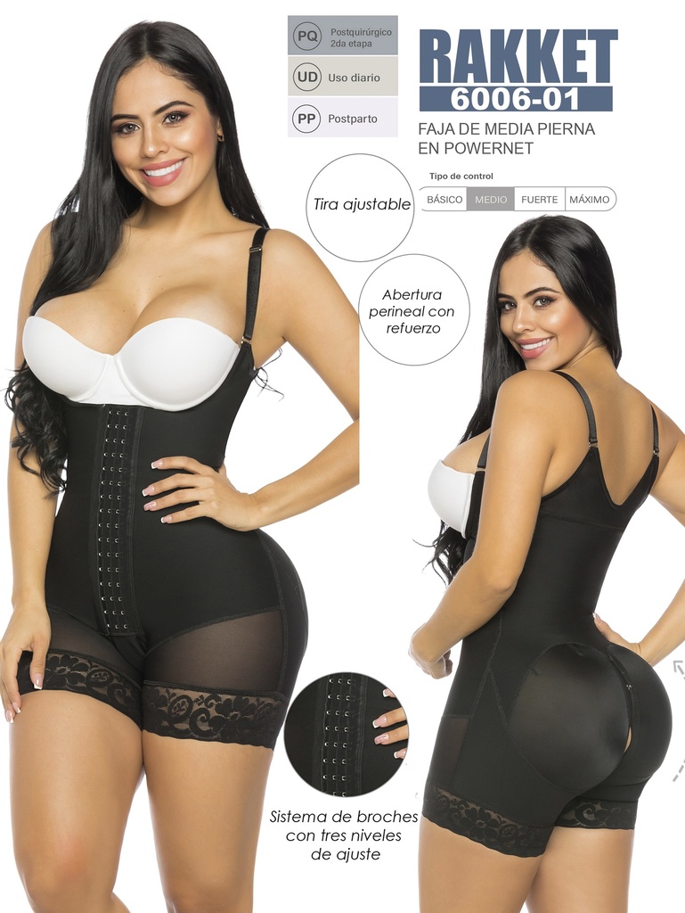 Faja Media pierna Zona Termica Abdominal