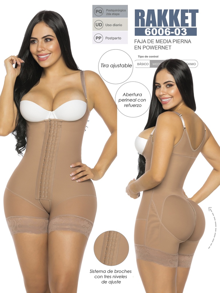 Faja Media pierna Zona Termica Abdominal
