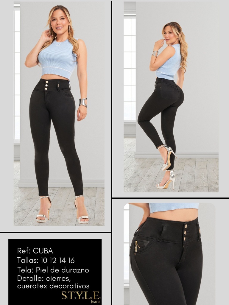 Jeans Levantacola Colombiano