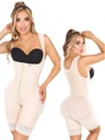 Faja Moldeadora Faja Media Pierna con Soporte de Busto Beige para Mujer 9000-02