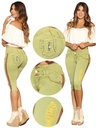 Capri Levantacola Verde Oliva con Bolsillos de Botones – Cokette