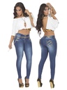 Women's Medium Wash Butt Lift Skinny Jeans 9268