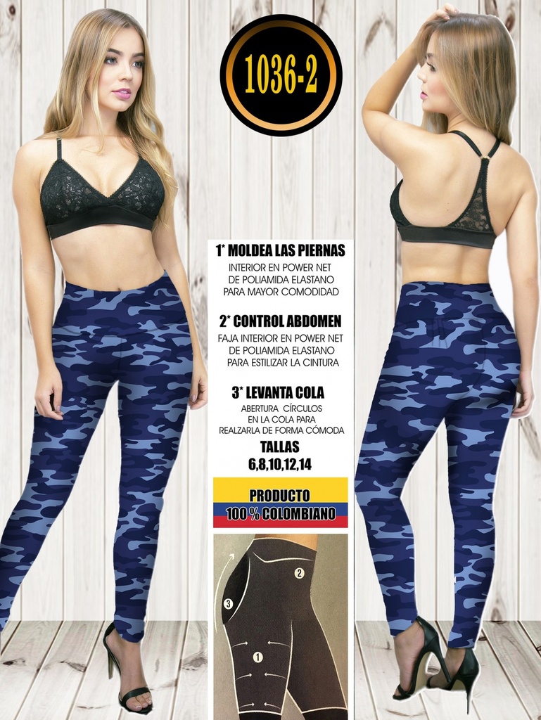 Leggins Levantacola Colombiano 
