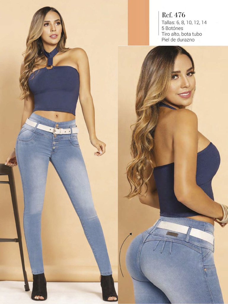 Jeans Levantacola Colombiano