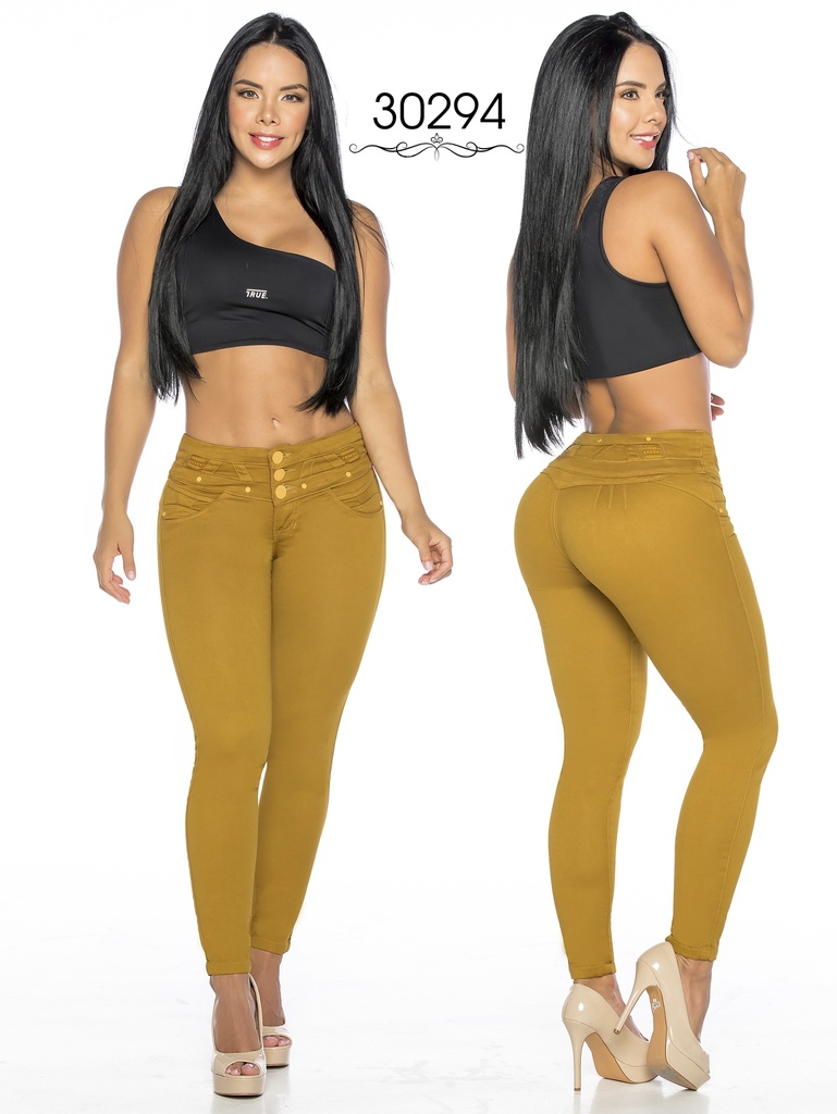 [25330294TE01] Jeans Levantacola Colombiano