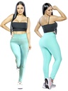 Leggings Deportivos Texturizados Menta para Mujer 606M