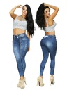 Jeans Levantacola Ajustados Lavado Medio para Mujer 5202