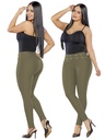 Women's Olive High-Waisted Butt Lift Leggings 503-8