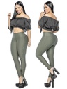 Women's Sage Green High-Waisted Butt Lift Leggings 505-8