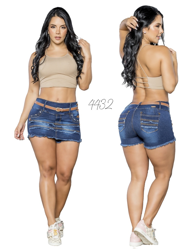 [267443201] Falda Short Levantacola Colombiano