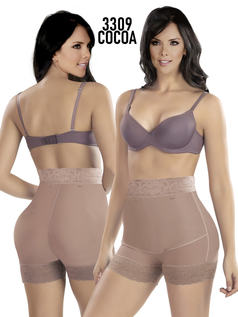[1373309XXL1] Faja Colombiana  Short Powernet Thaxx