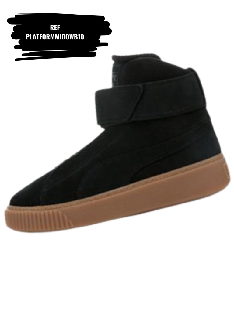 [263PLATFORMMIDOWB10-6.5] Tenis Platform Mid Ow Black