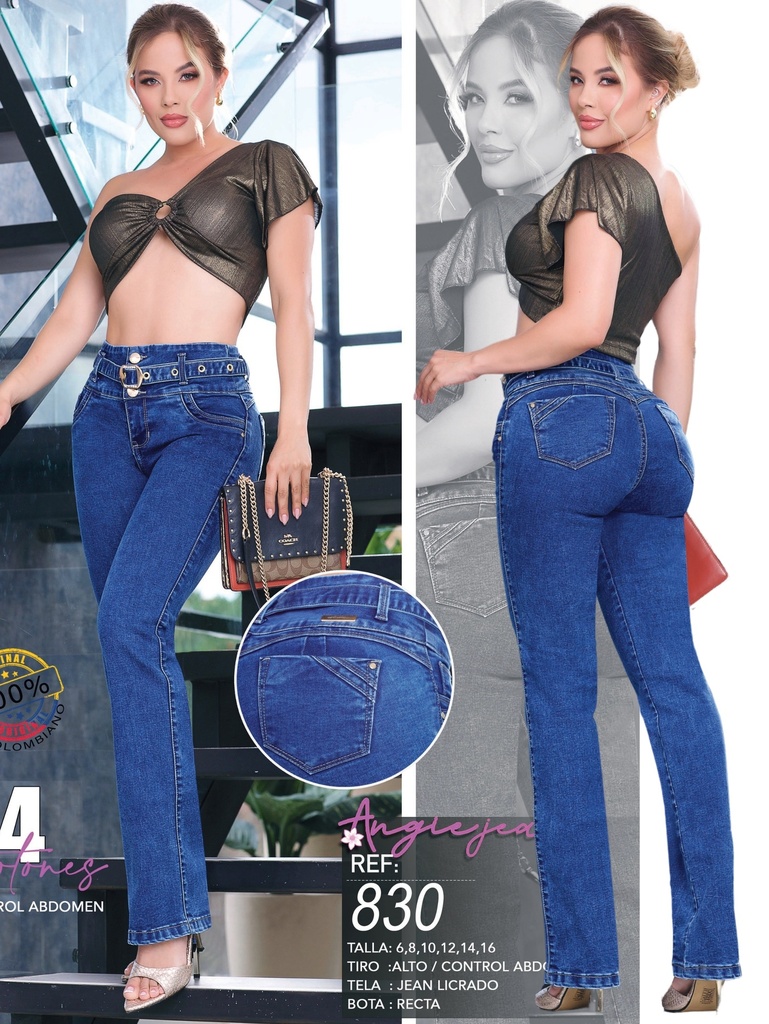 [29083001] Jeans Levantacola Colombiano