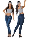Women's Dark Navy Butt Lift Skinny Jeans 2589CB