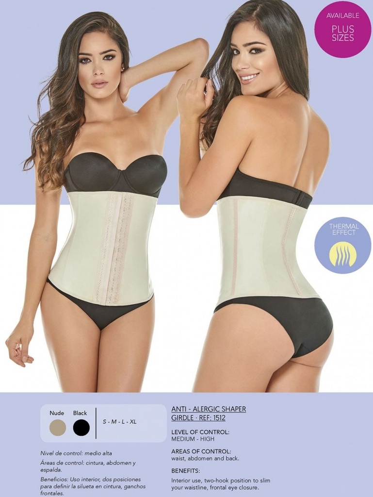 Faja Moldeadora De Cintura y Abdomen En Latex