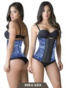 Women's Blue Print Waist Trainer Vest Shapewear Body Shaper 1014-AZ5