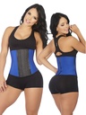 Faja Cinturilla Reductora de Látex Azul con Tirantes para Mujer – Thaxx Estilo 1019
