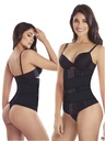 Faja Cinturilla Reductora Triple Cierre Negra para Mujer – Thaxx Estilo 1078