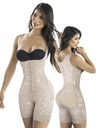 Faja de Encaje de Powernet Colombiana hasta la Rodilla con Tirantes Beige para Mujer – Thaxx Estilo 3331