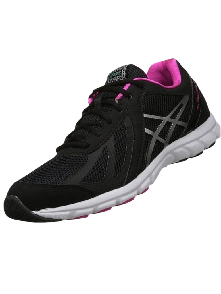 [262GELFRENQUENCY3DBSP1-7] Gel Frenquency 3(D) Black Silver Pink Sneakers (7)