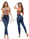 Jeans Skinny Levantacola Lavado Medio para Mujer 289KLOFE0