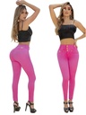 Jeans Levantacola Skinny Rosado Intenso