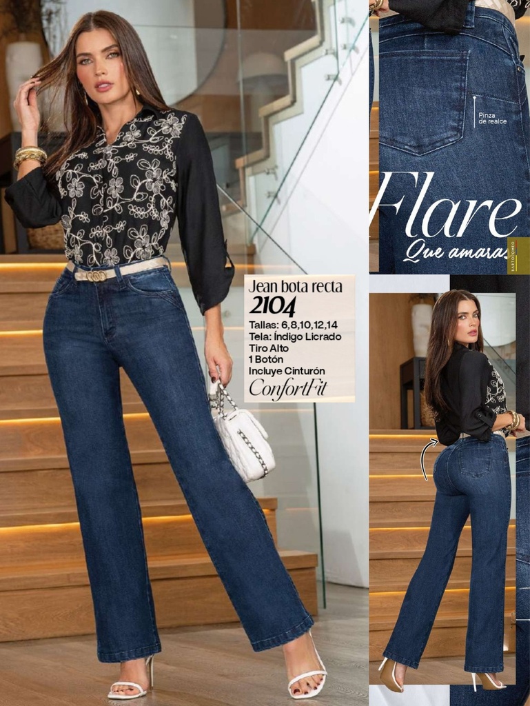 Jeans Levantacola Colombiano