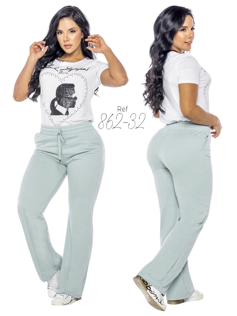 [36186232S] Women's Sage Wide-Leg Drawstring Pants 862-S2 (S)