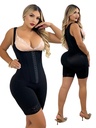 Faja Colombiana Cuerpo Completo Negra Reloj de Arena con Ganchos Frontales – FF