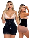 Colombian Waist Trainer Butt Lifter Shorts – Hook & Zip, Black